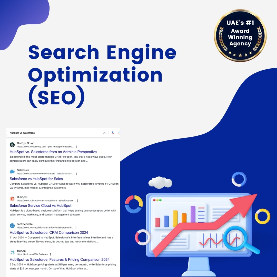 SEO & Content Marketing service illustration