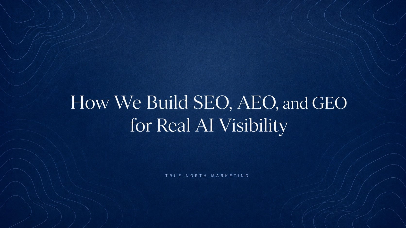 How We Build SEO, AEO, and GEO for Real AI Visibility